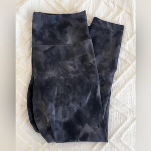Lululemon Marble Dye 25” Wunder Train Leggings